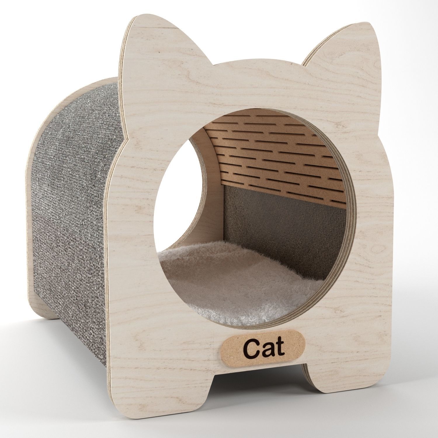 Cat house 3D model_17