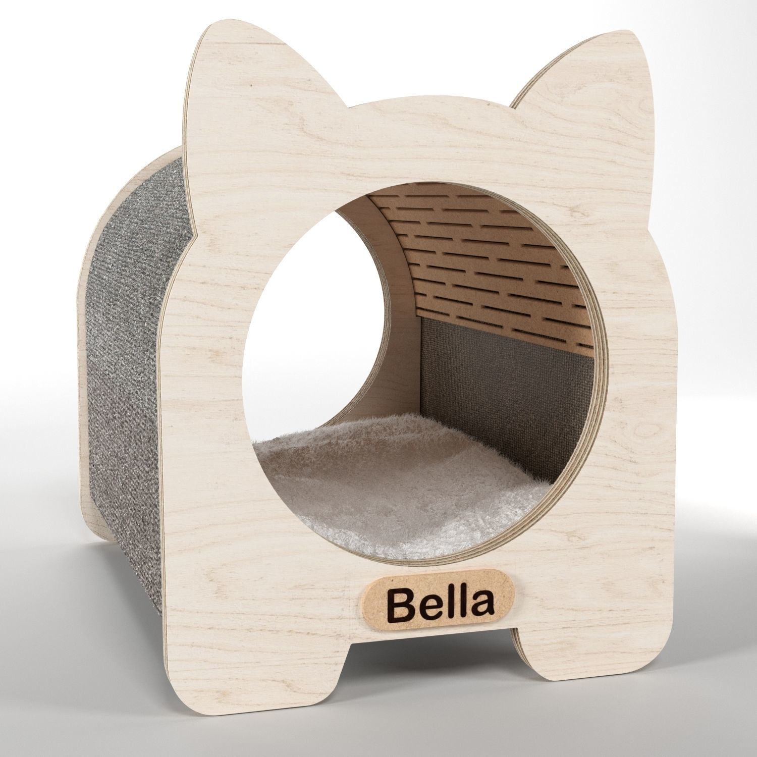 Cat house 3D model_4