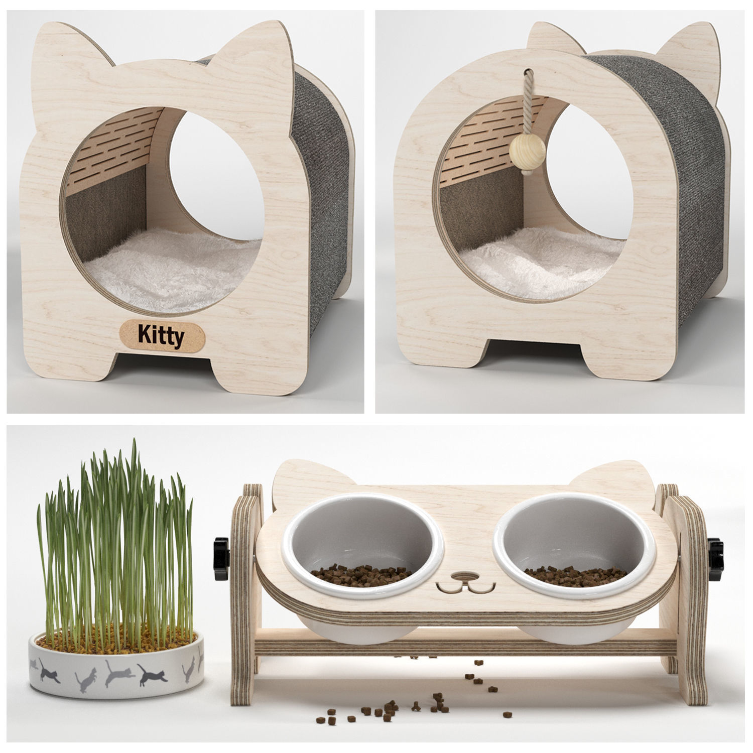 Cat house 3D model_21