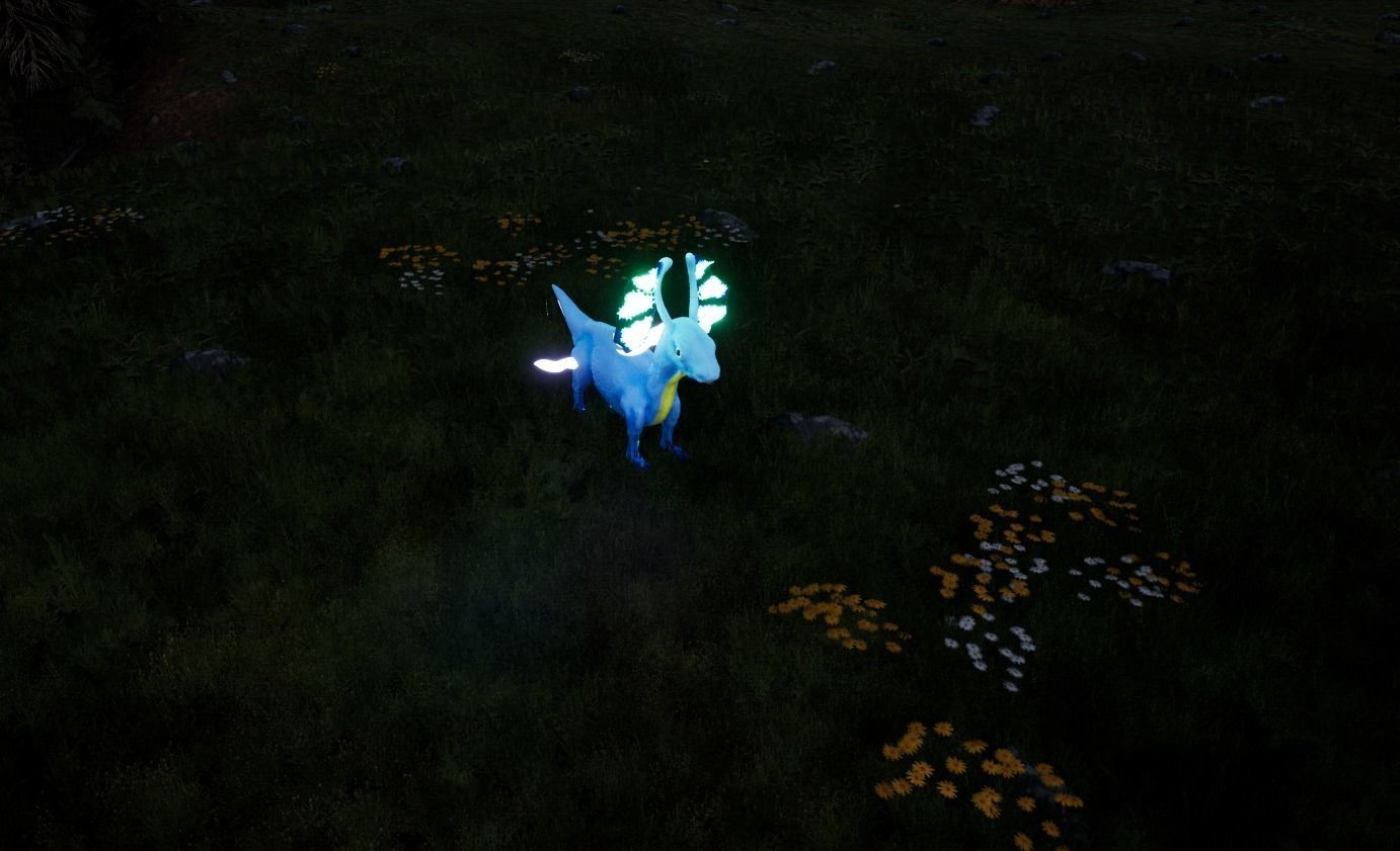 Brighdeerth-Creature glow in pokemon Free 3D model_6