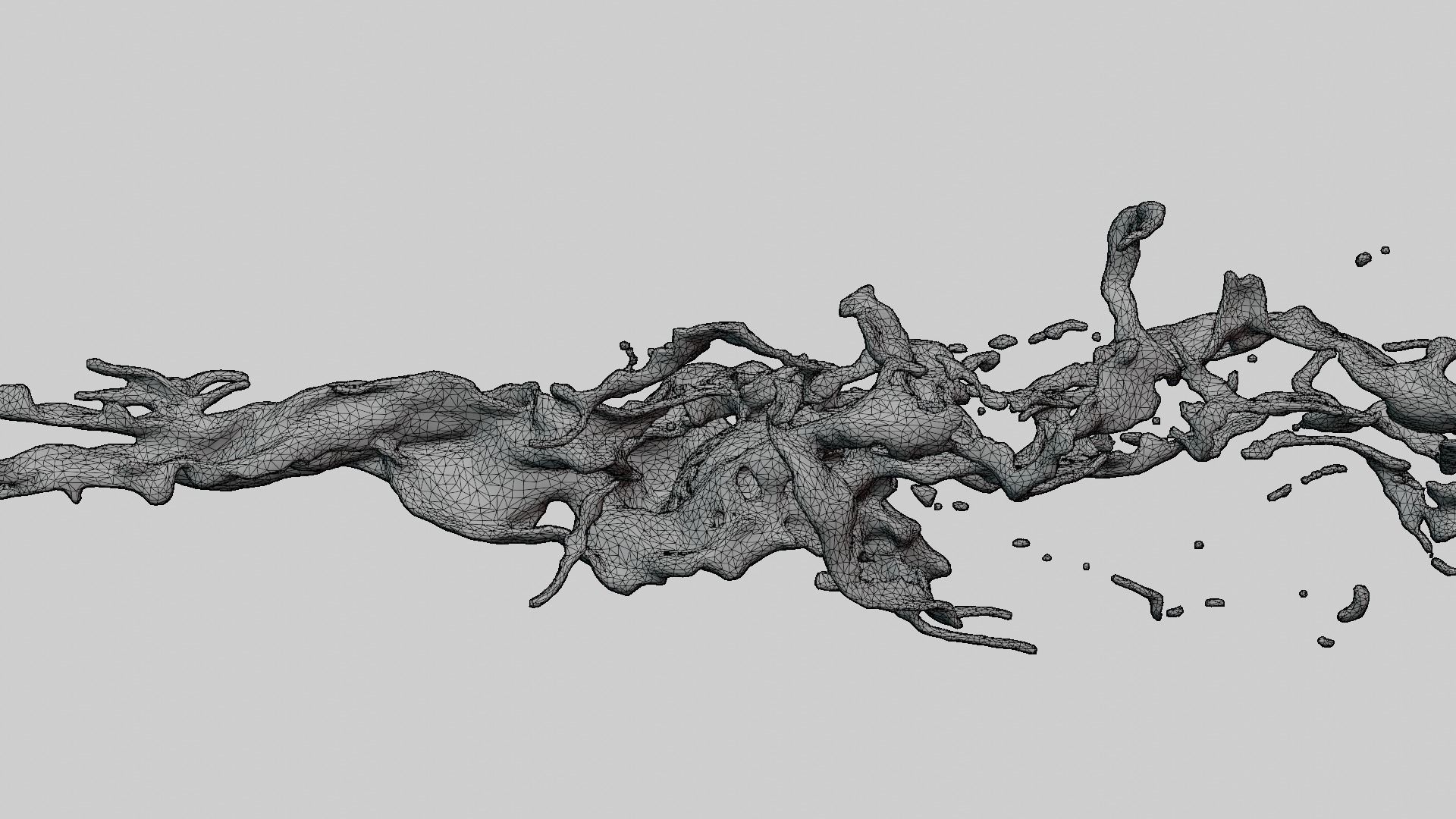 Animated Blood Splash 1 3D model_11