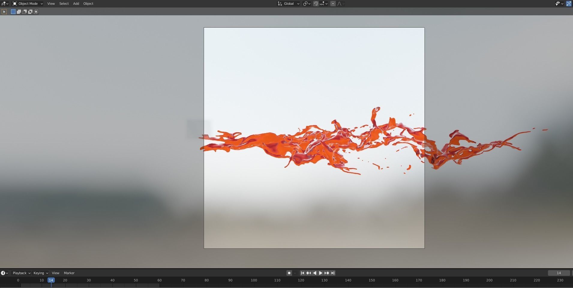 Animated Blood Splash 1 3D model_10