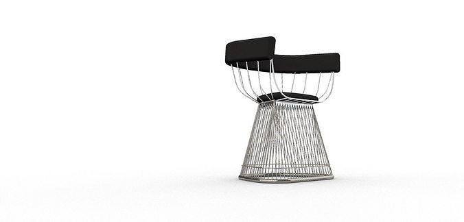 Wire chair 3D model