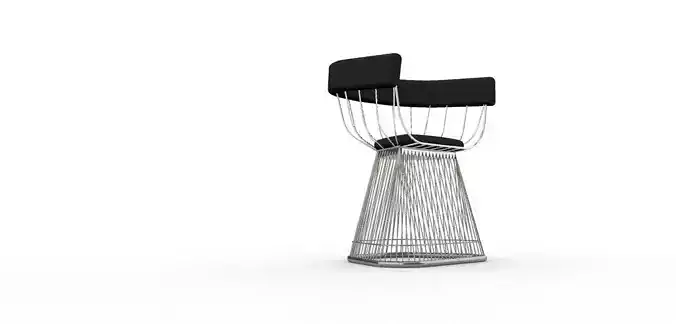 Wire chair 3D model