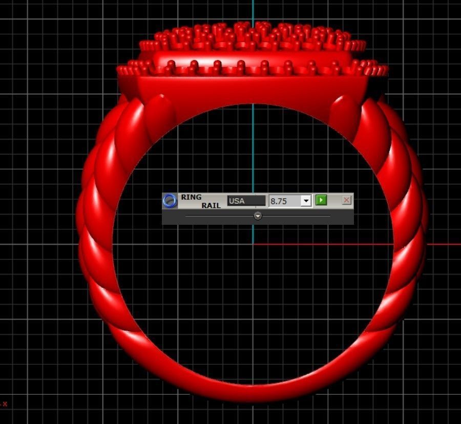 Jewelry Ring 3D print model_11