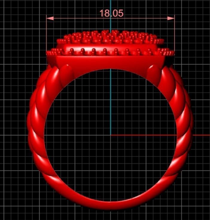 Jewelry Ring 3D print model_9