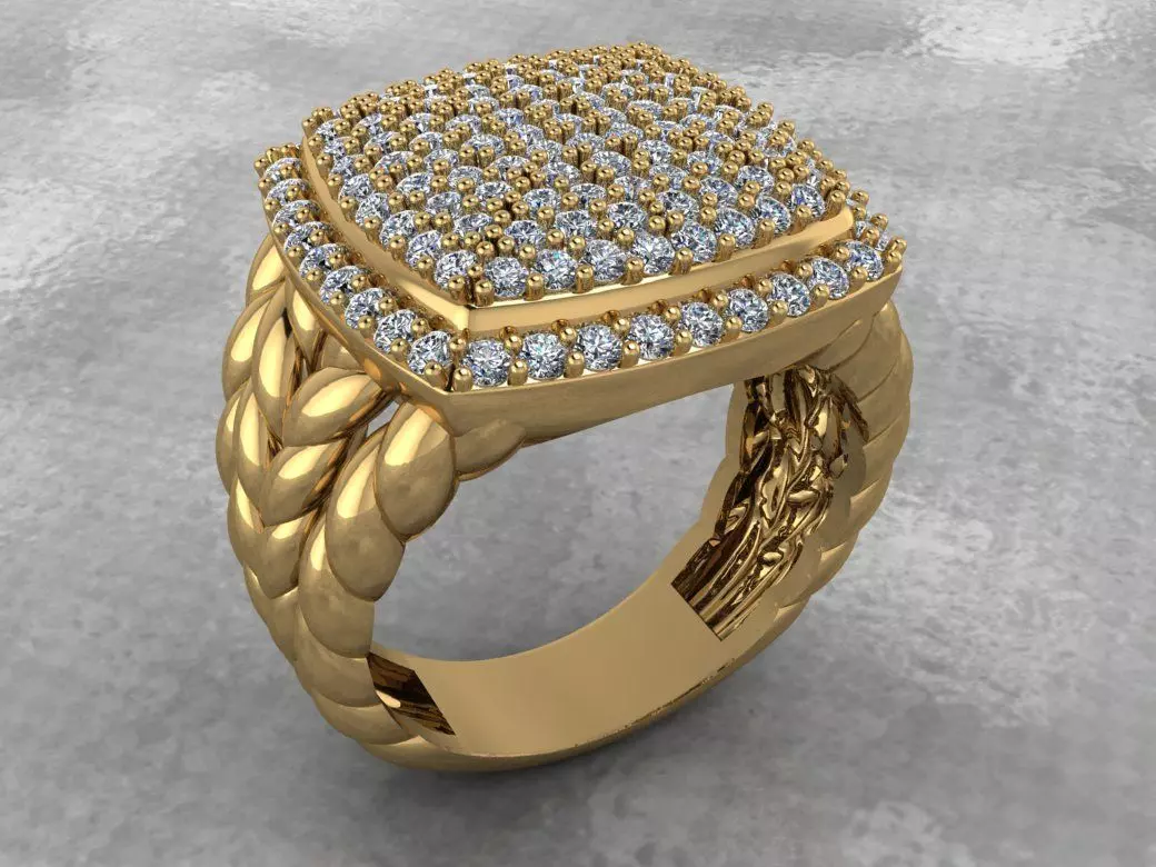 Jewelry Ring 3D print model_0