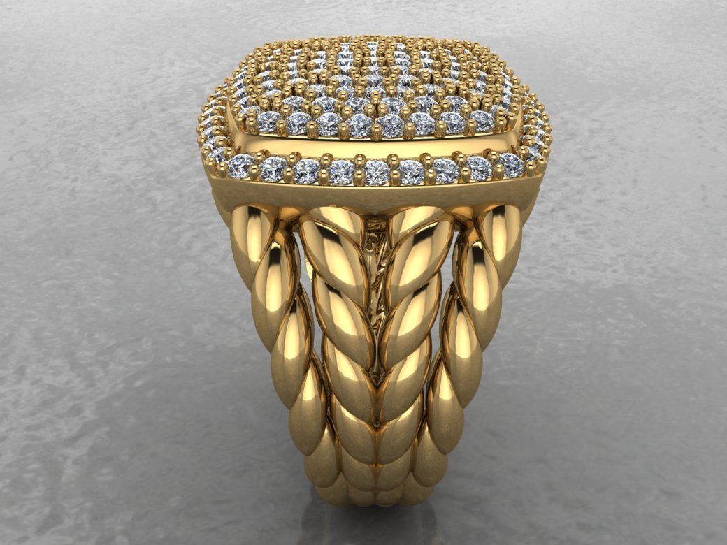 Jewelry Ring 3D print model_2