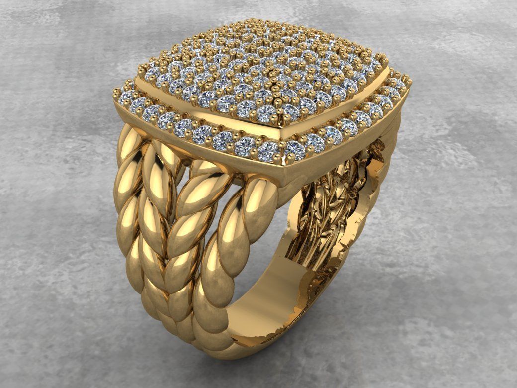 Jewelry Ring 3D print model_1