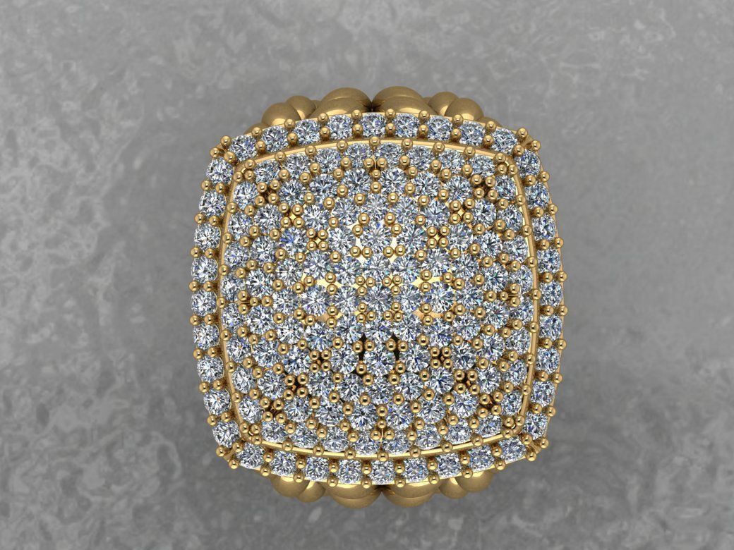 Jewelry Ring 3D print model_4