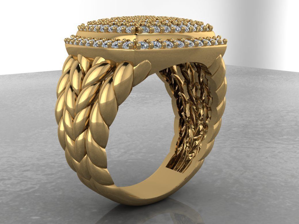 Jewelry Ring 3D print model_6