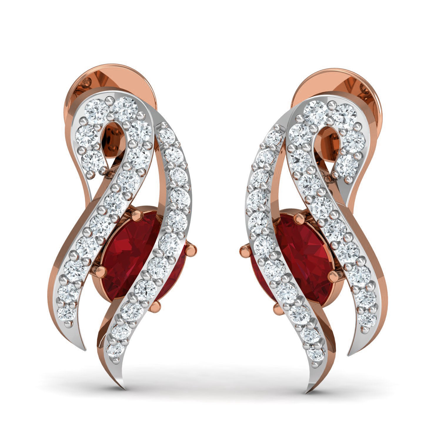 Women ring earrings pendant 3dm stl render detail 3D print model_1