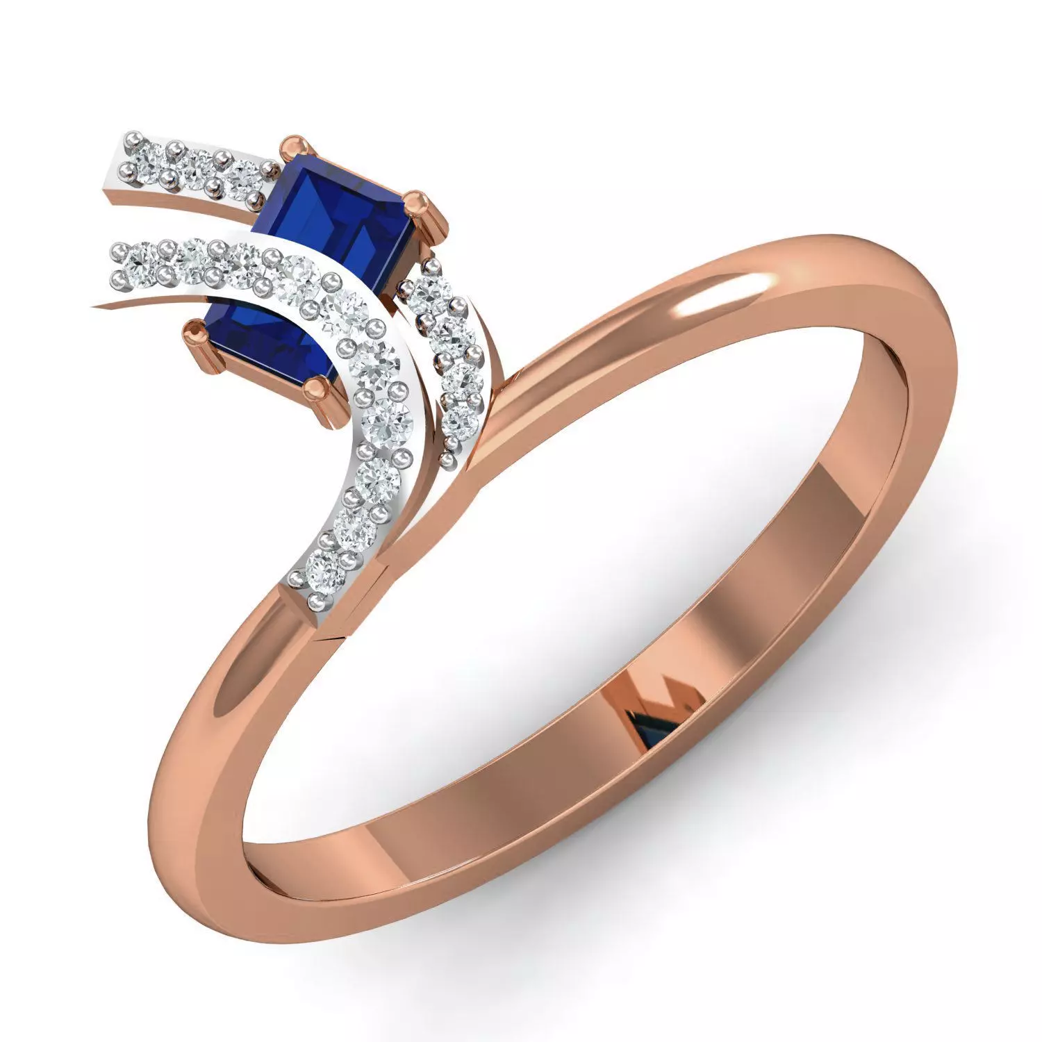 Women ring earrings pendant 3dm stl render detail 3D print model