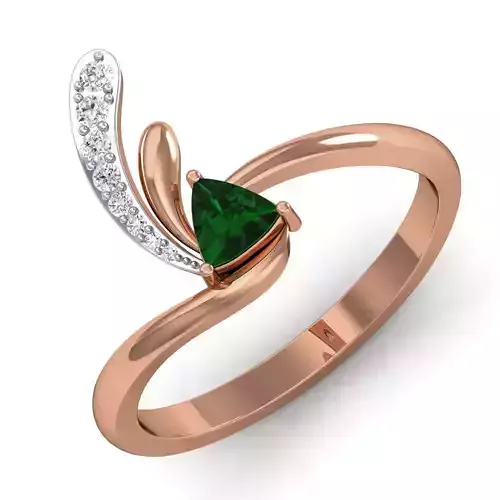 Women ring earrings pendant 3dm stl render detail