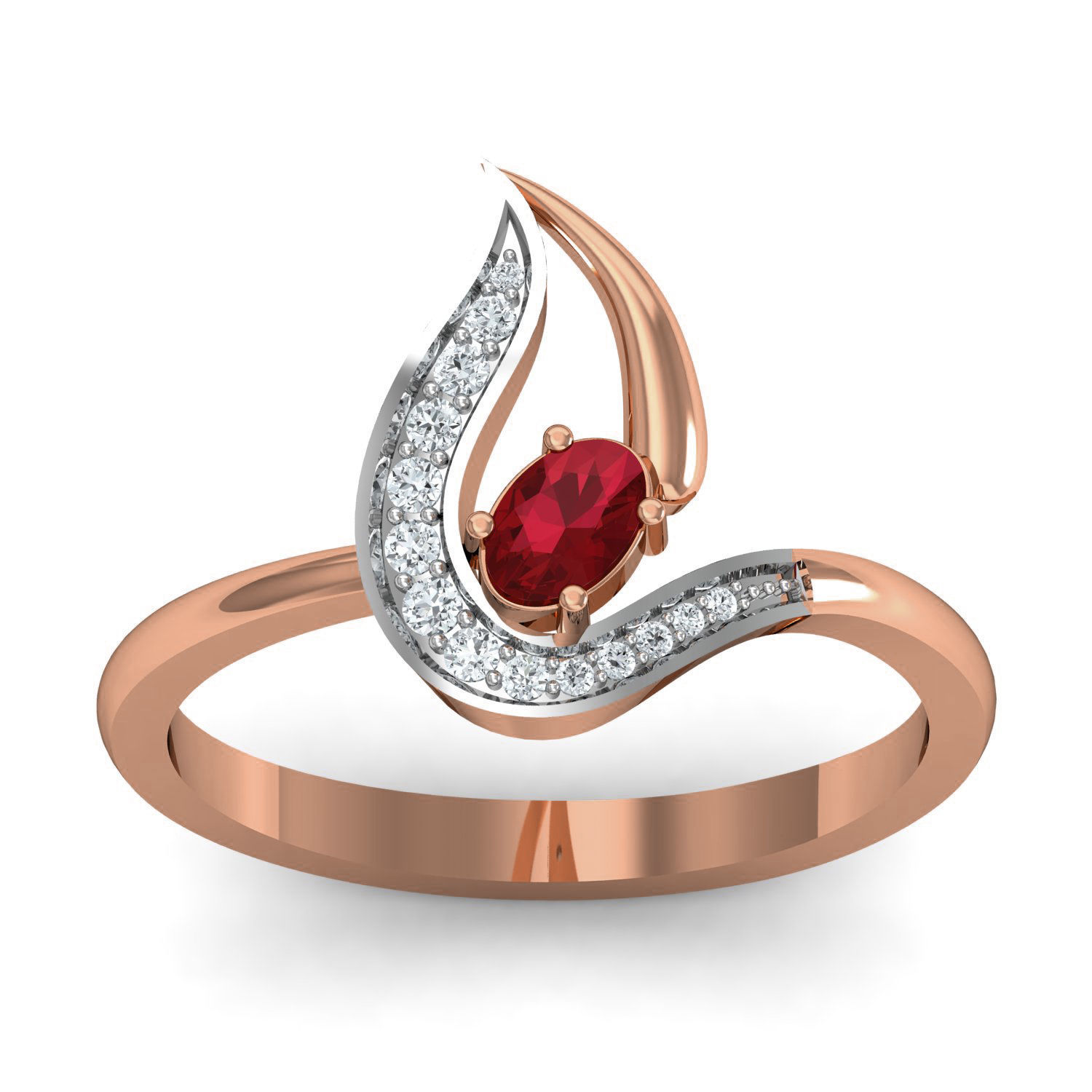 Women ring earrings pendant 3dm stl render detail 3D print model_9