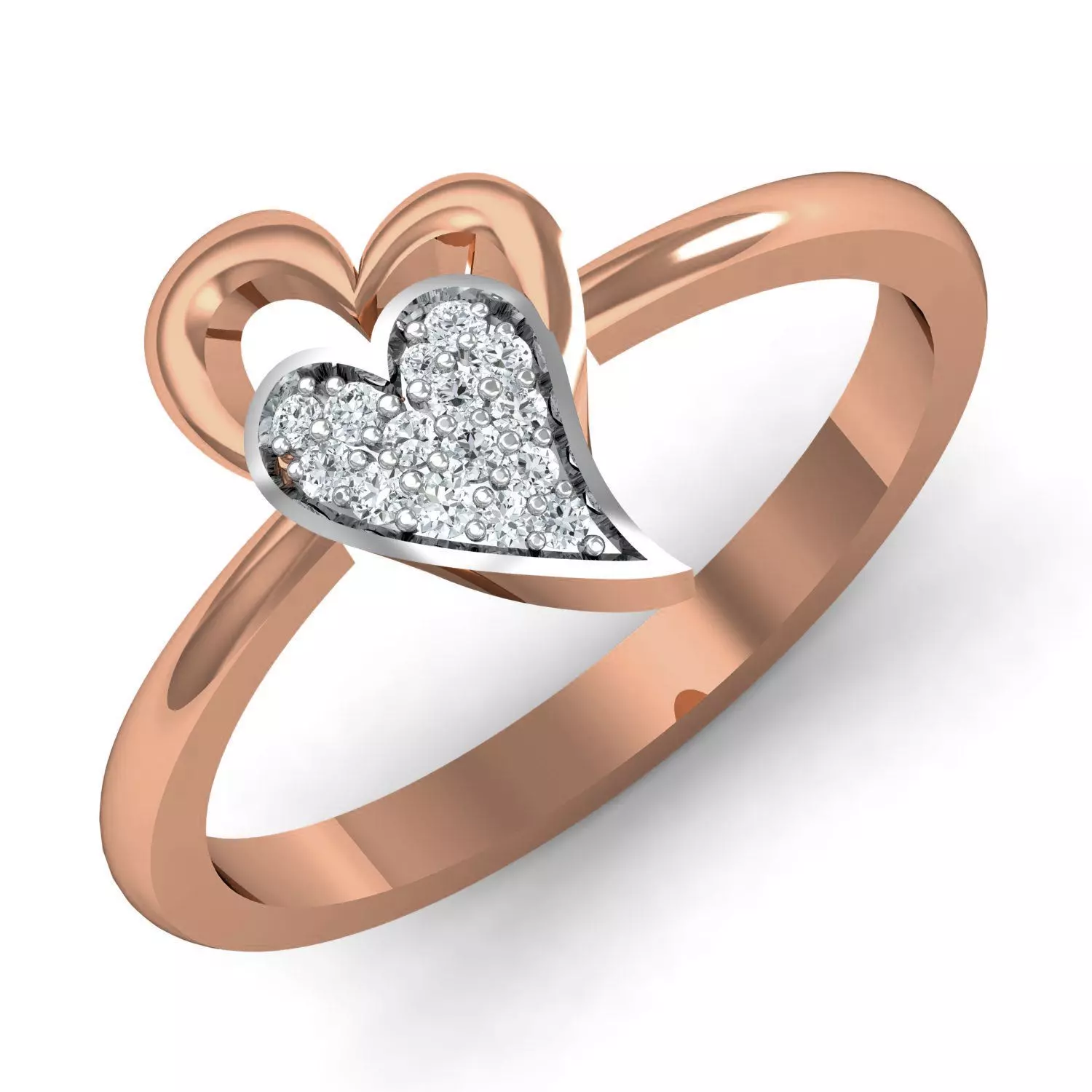 Women ring earrings pendant 3dm stl render detail 3D print model_0