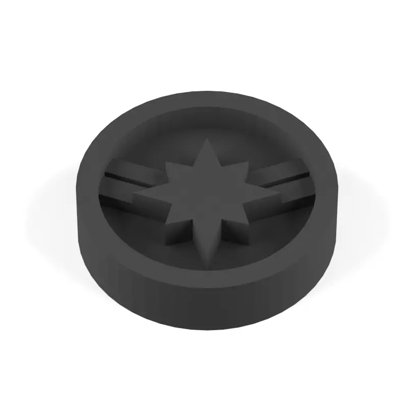 3D Marvel heroes logo for board game and Keychain 01 3D print model_0