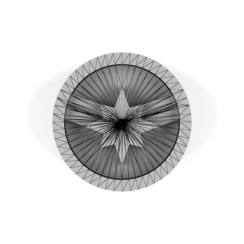 3D Marvel heroes logo for board game and Keychain 01 3D print model_3