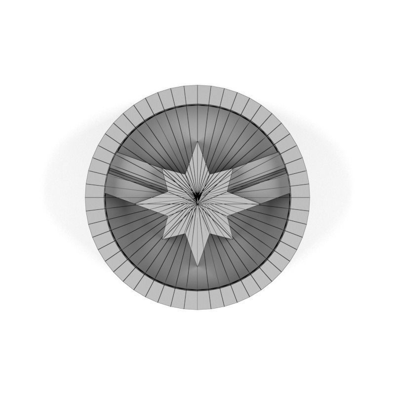 3D Marvel heroes logo for board game and Keychain 01 3D print model_4