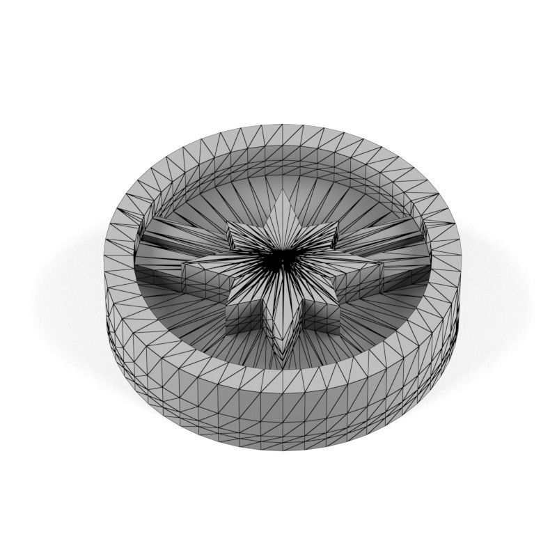 3D Marvel heroes logo for board game and Keychain 01 3D print model_2