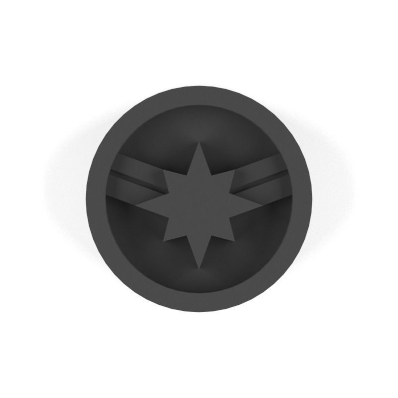 3D Marvel heroes logo for board game and Keychain 01 3D print model_1