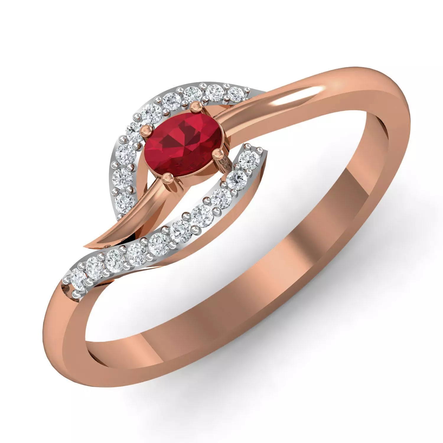 Women ring earrings pendant 3dm stl render detail 3D print model_0