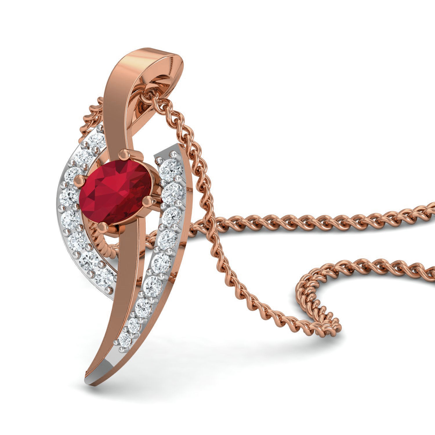 Women ring earrings pendant 3dm stl render detail 3D print model_4