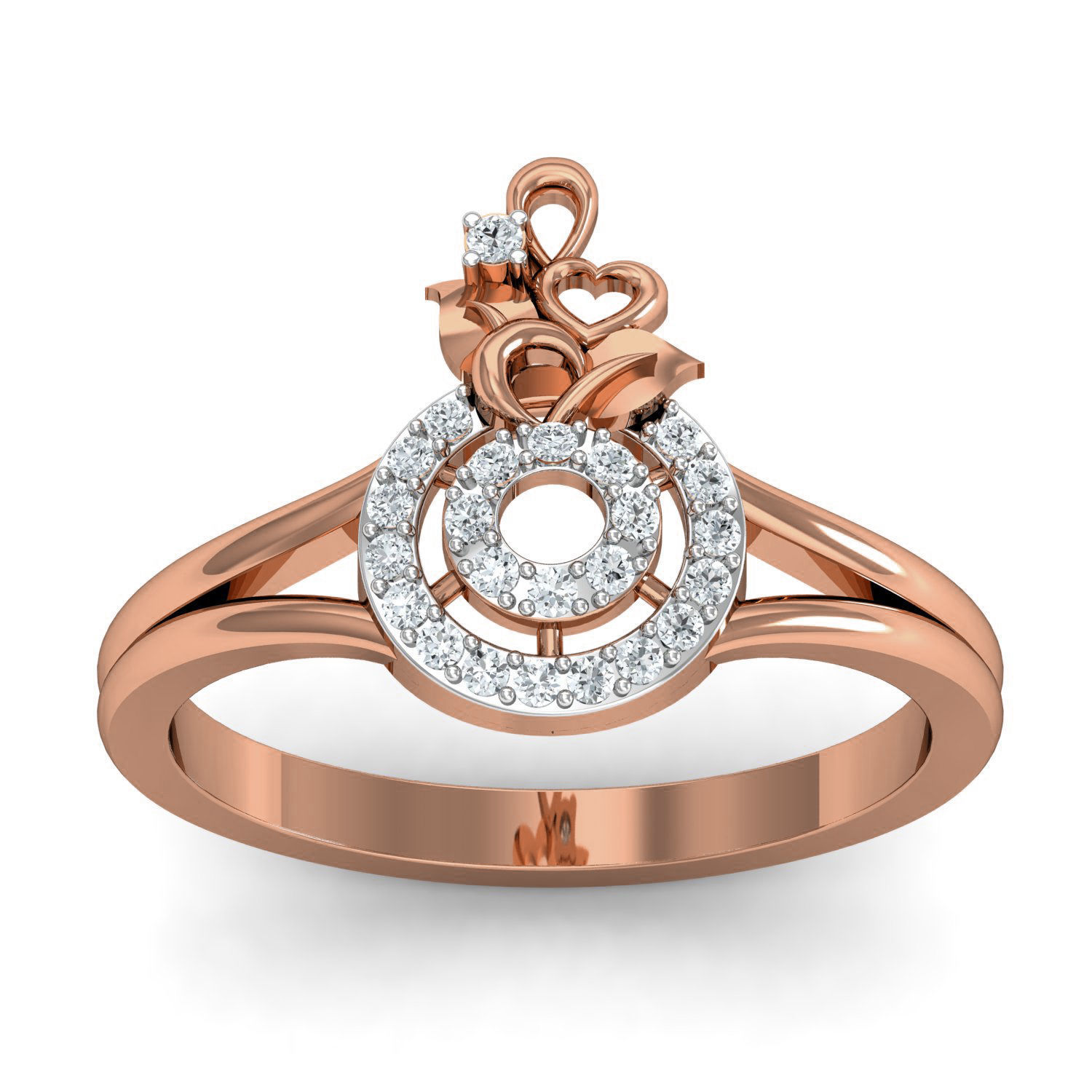 Women ring earrings pendant 3dm stl render detail 3D print model_9