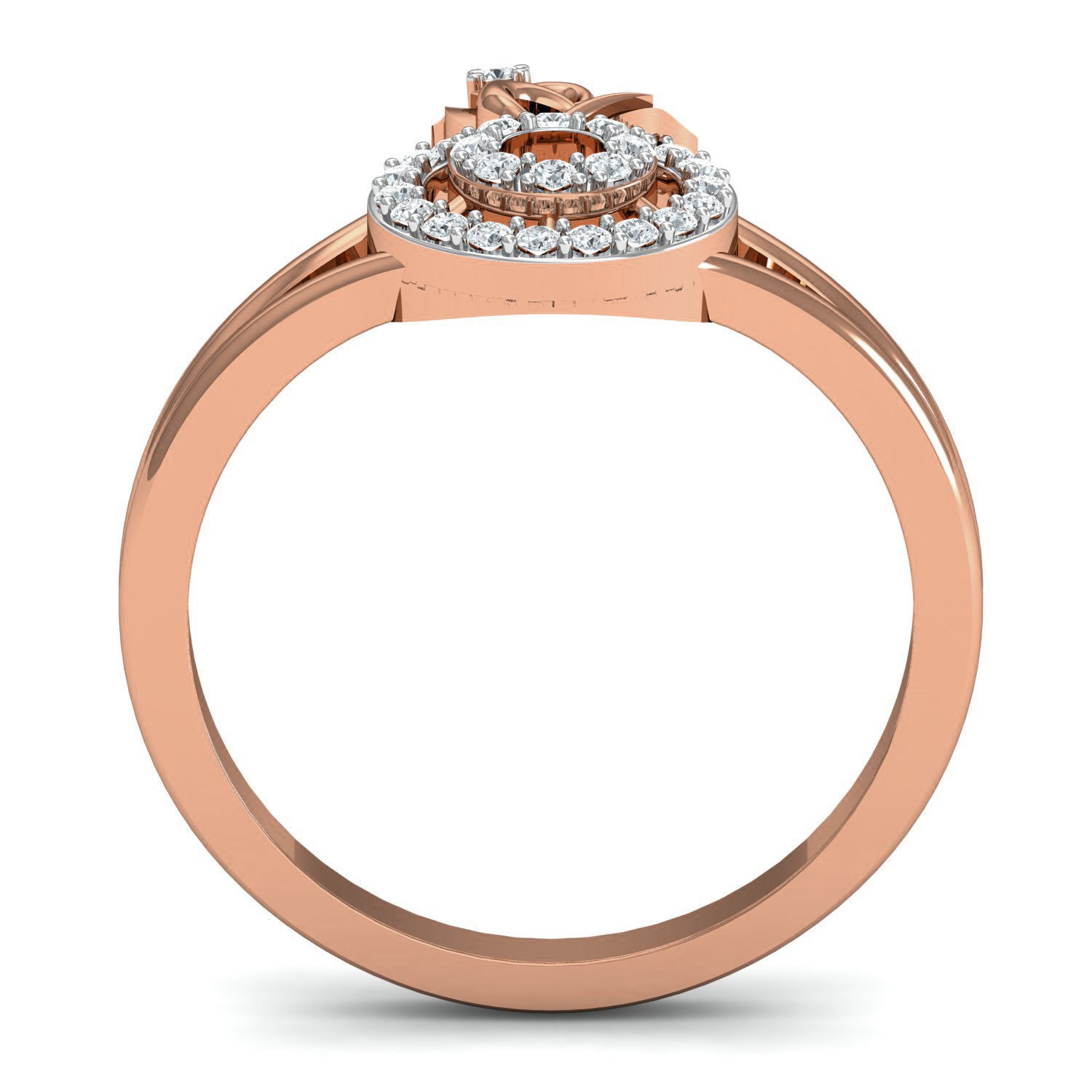 Women ring earrings pendant 3dm stl render detail 3D print model_10