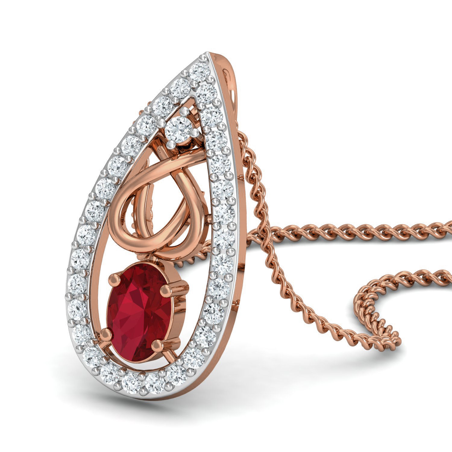 Women ring earrings pendant 3dm stl render detail 3D print model_4