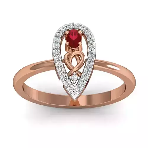 Women ring earrings pendant 3dm stl render detail 3D print model