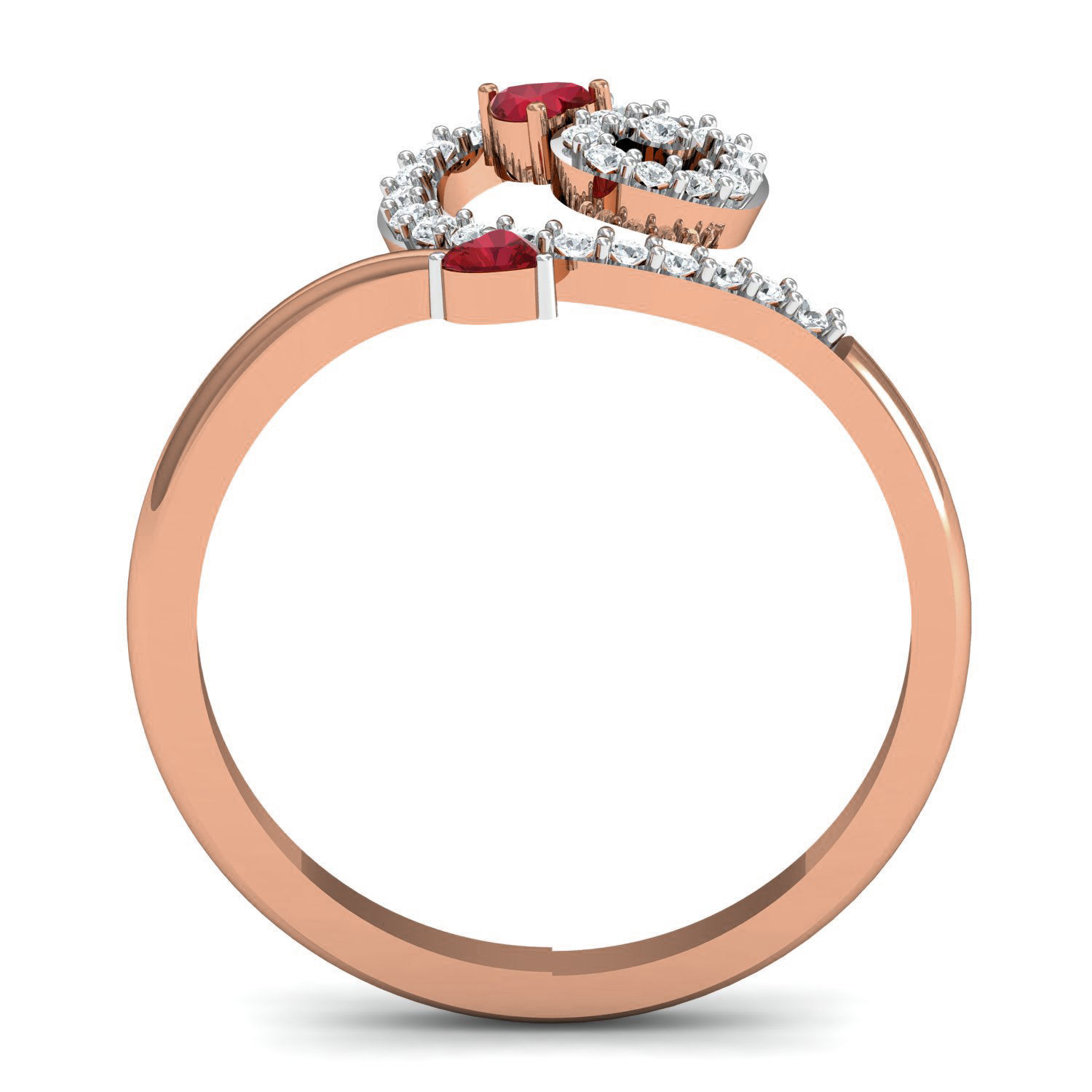 Women ring earrings pendant 3dm stl render detail 3D print model_10