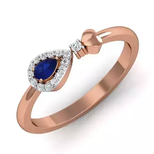 Women ring earrings pendant 3dm stl render detail