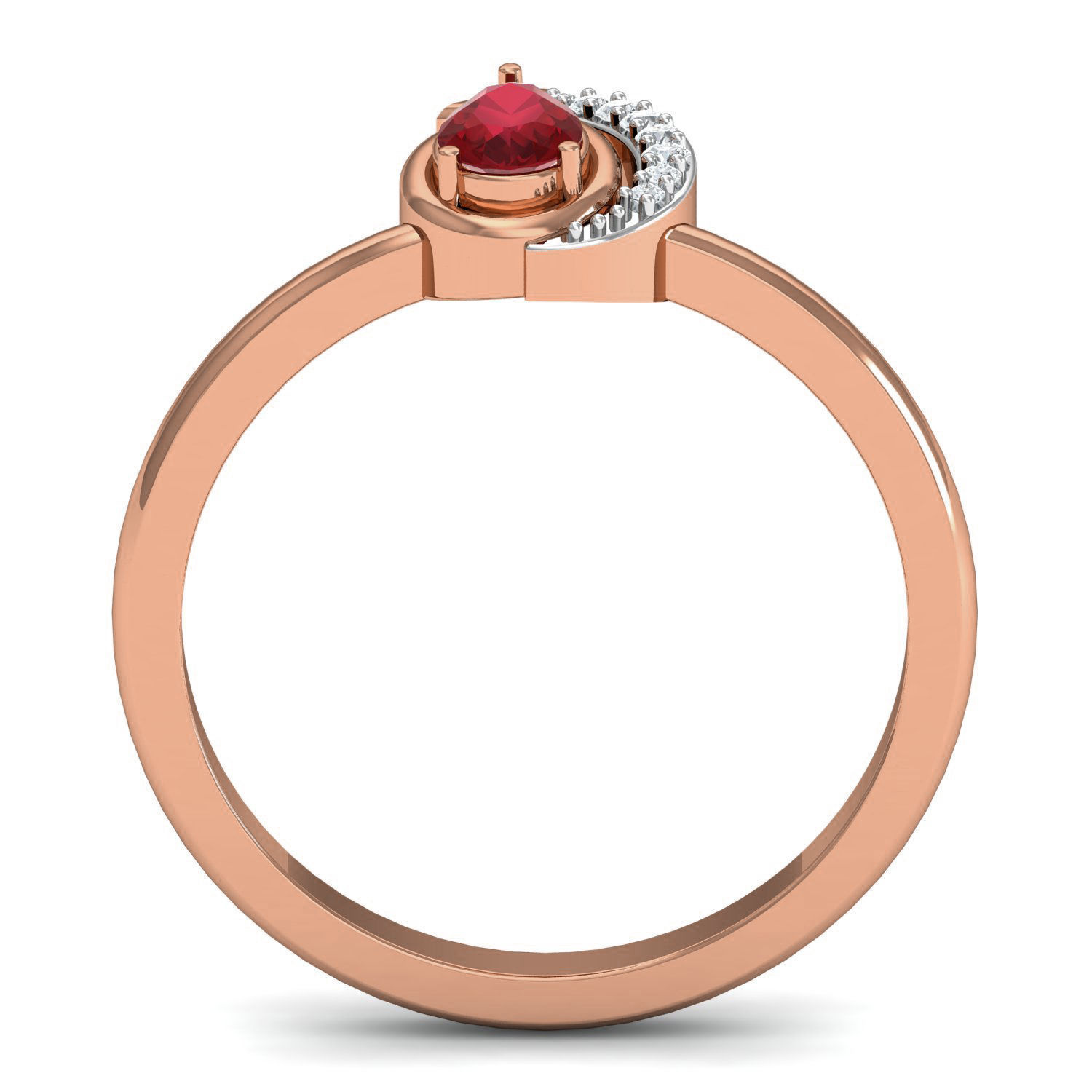 Women ring earrings pendant 3dm stl render detail 3D print model_10