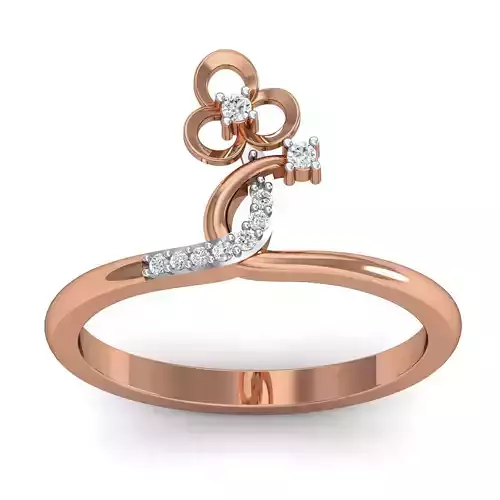 Women ring earrings pendant 3dm stl render detail