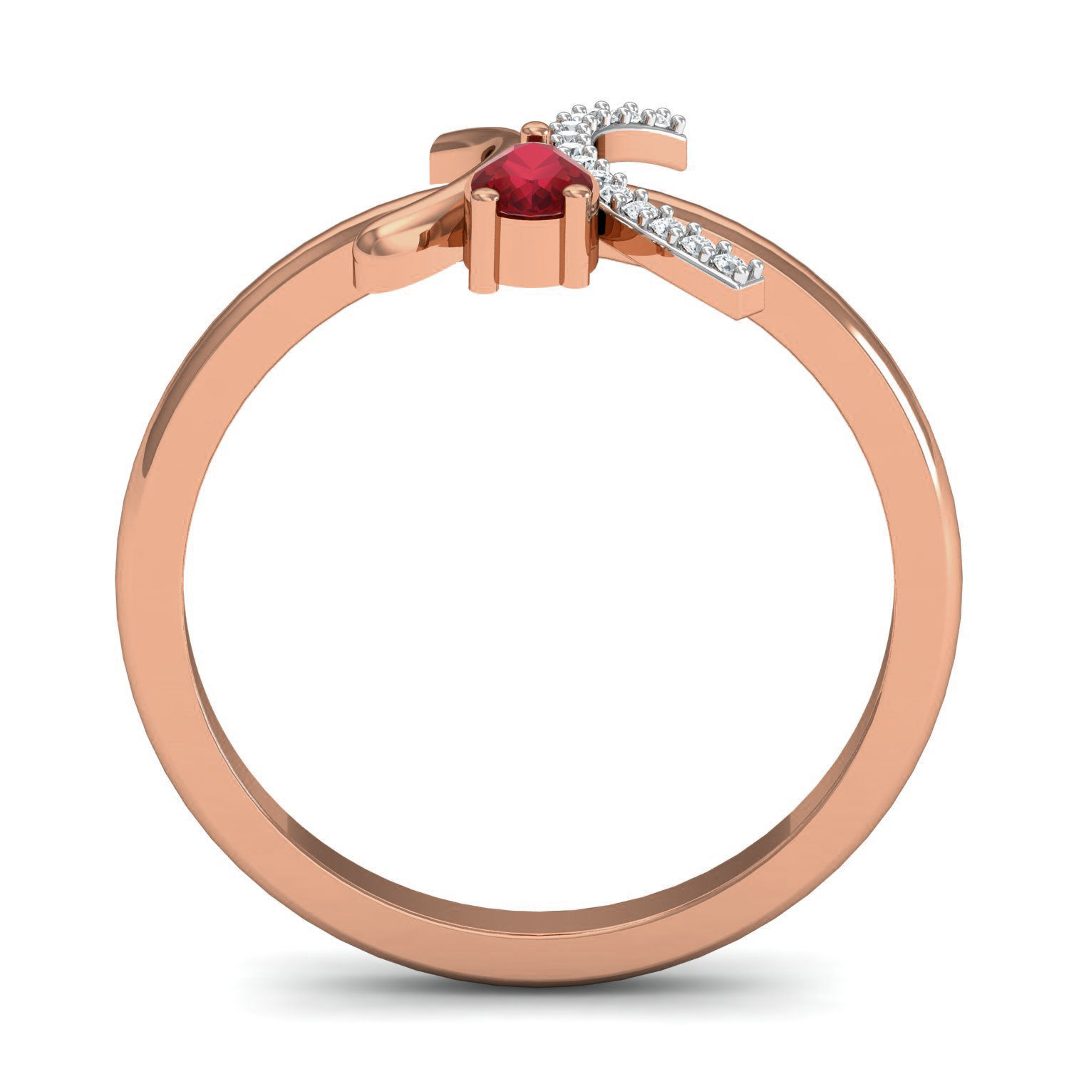 Women ring earrings pendant 3dm stl render detail 3D print model_10