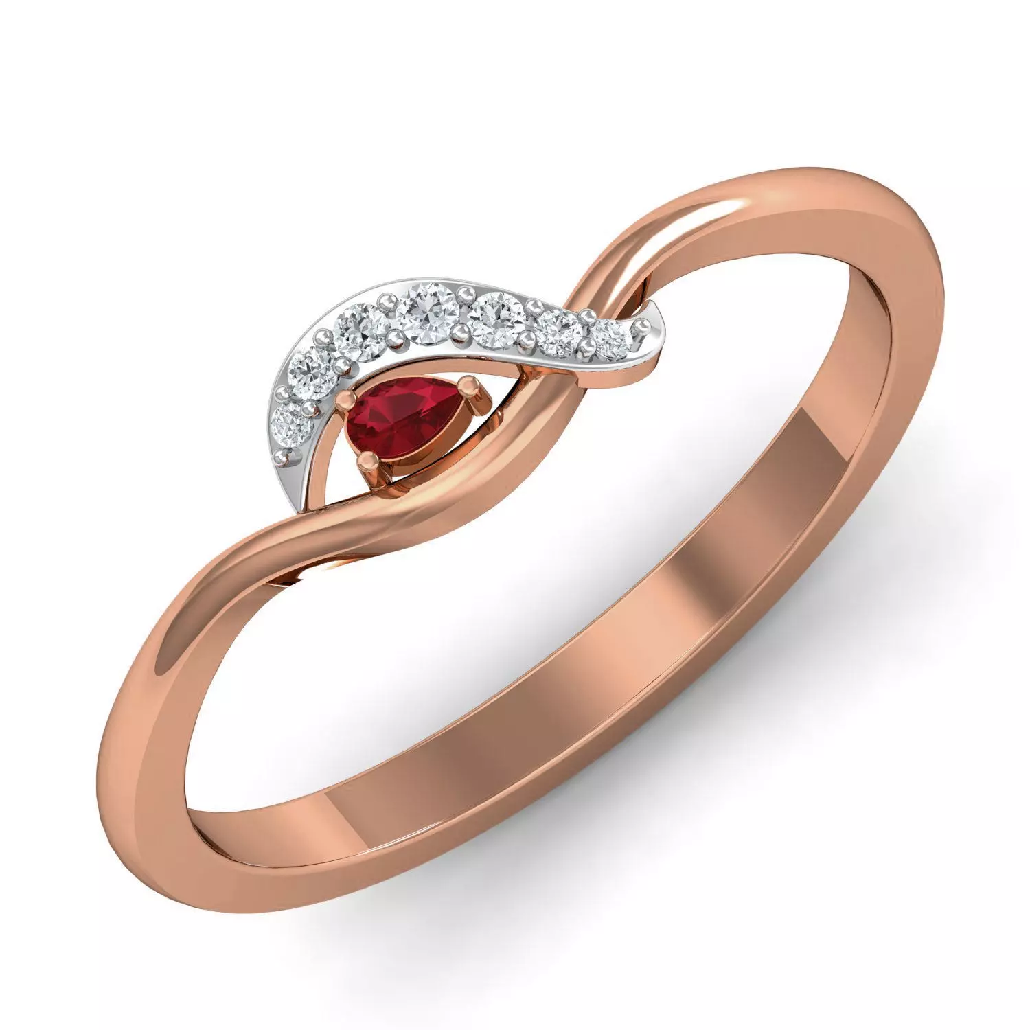 Women ring earrings pendant 3dm stl render detail 3D print model_0