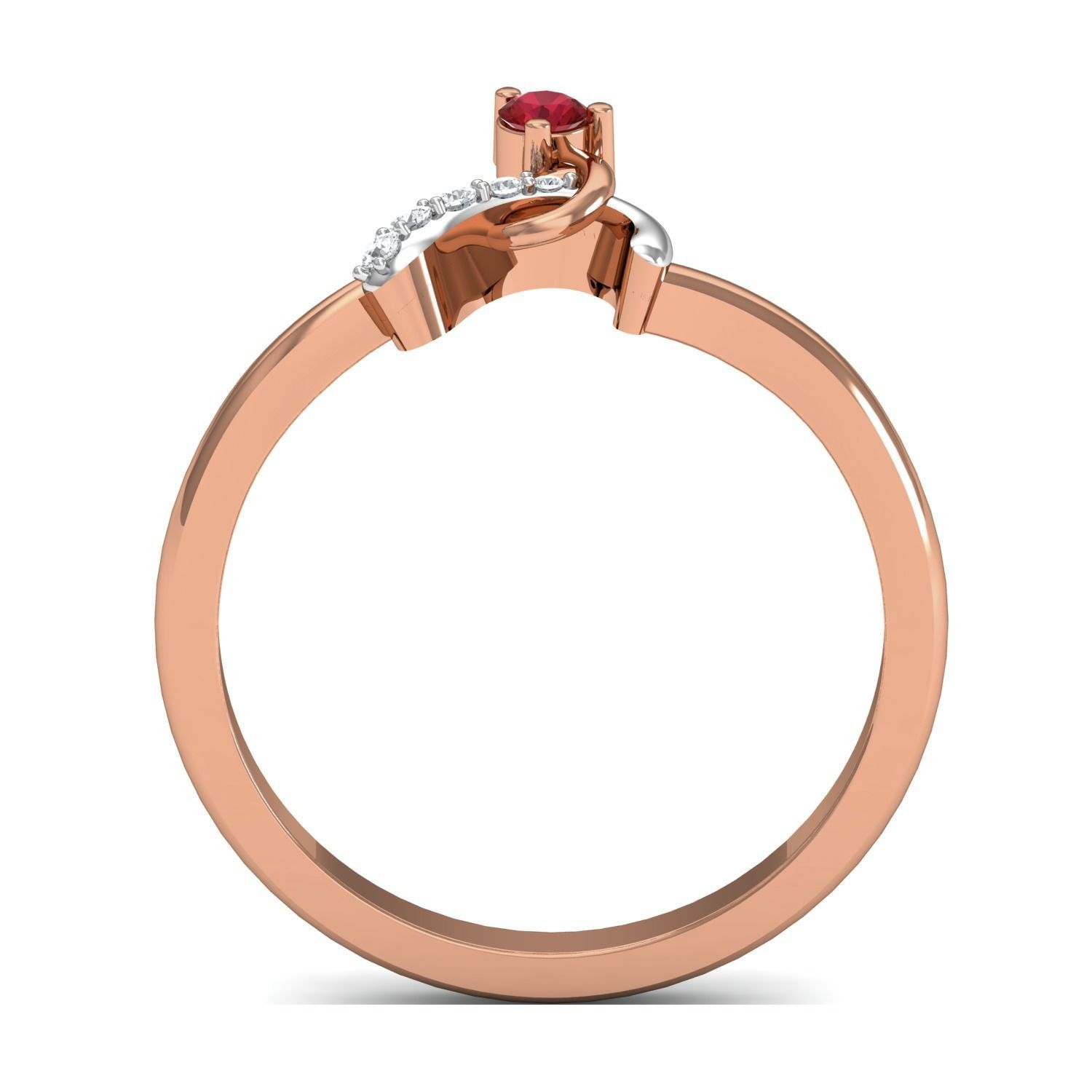 Women ring earrings pendant 3dm stl render detail 3D print model_10