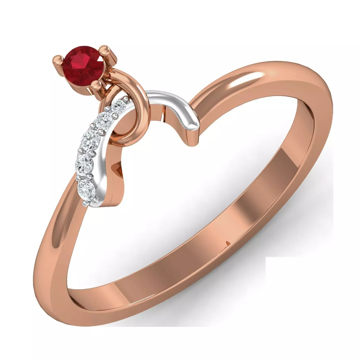 Women ring earrings pendant 3dm stl render detail 3D print model_0