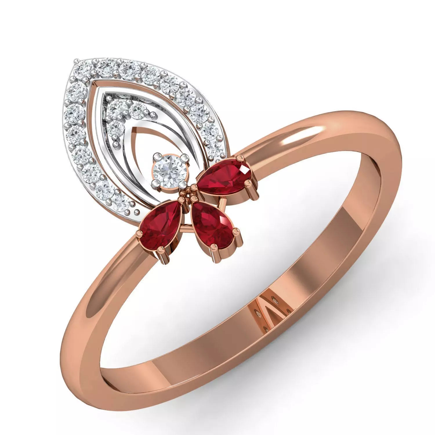 Women ring earrings pendant 3dm stl render detail 3D print model_0