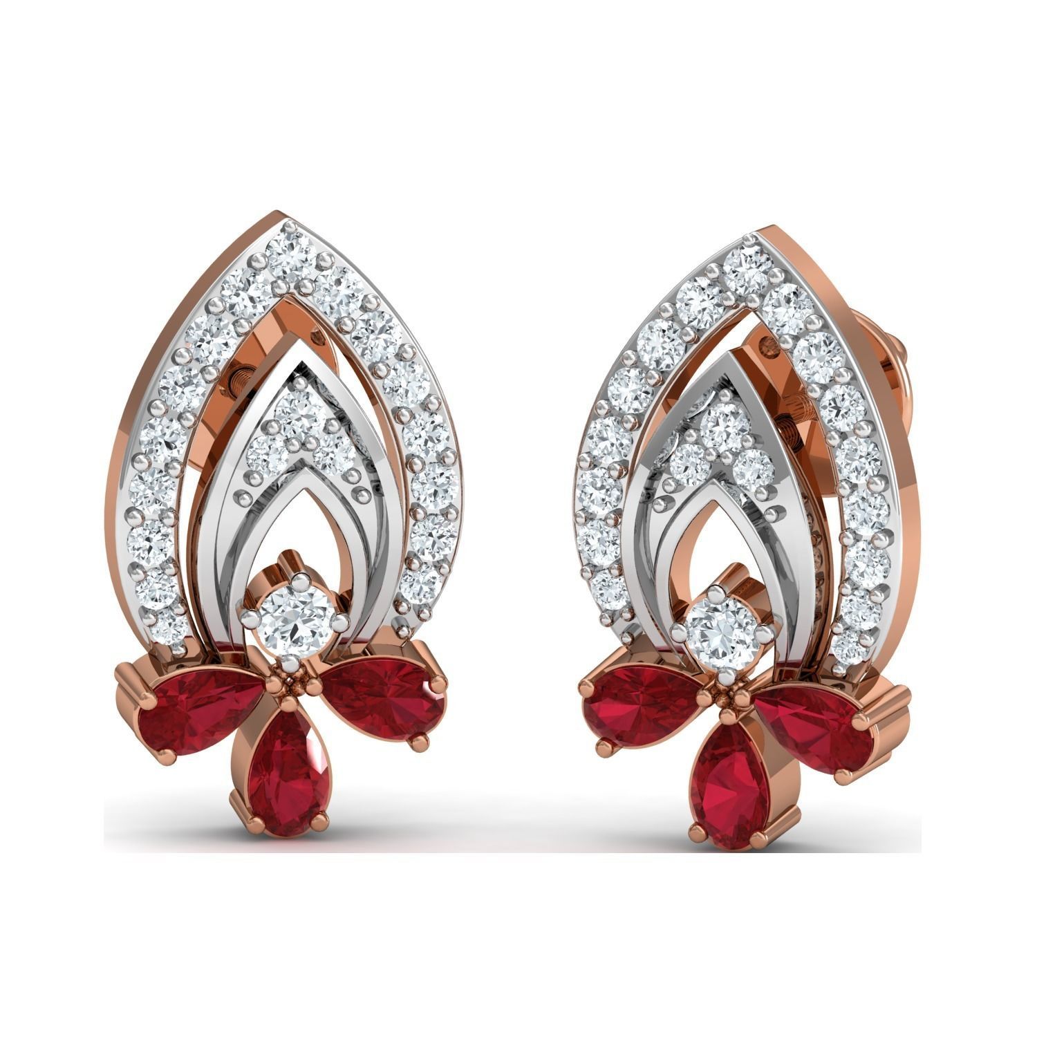 Women ring earrings pendant 3dm stl render detail 3D print model_1