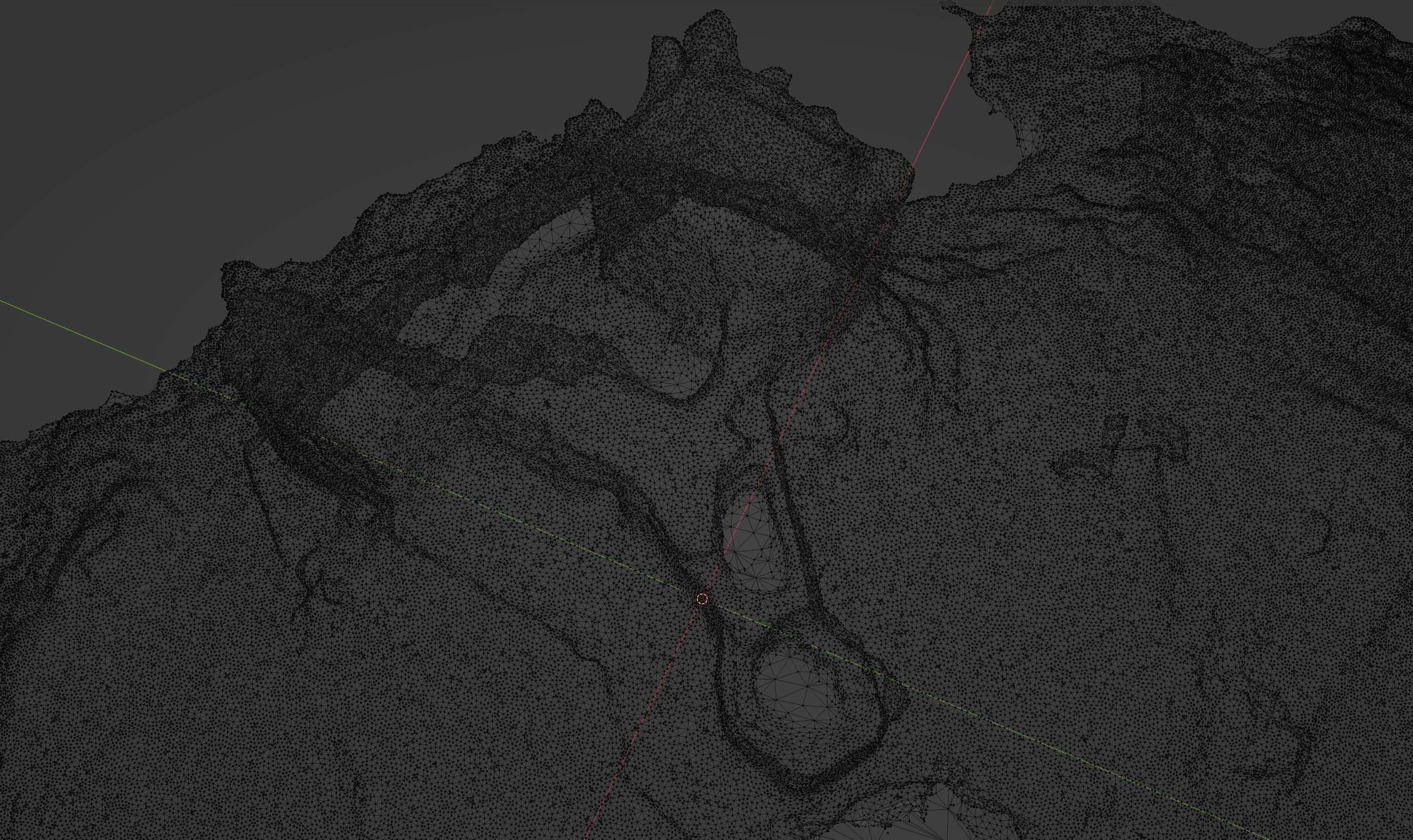 Photoscanned Scottish Castle 3D model_12