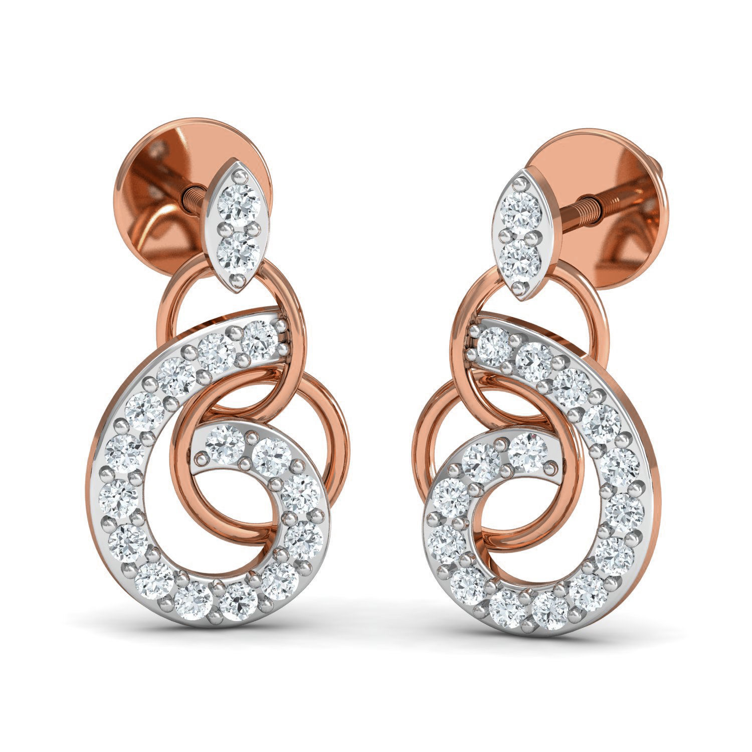 Women ring earrings pendant 3dm stl render detail 3D print model_1