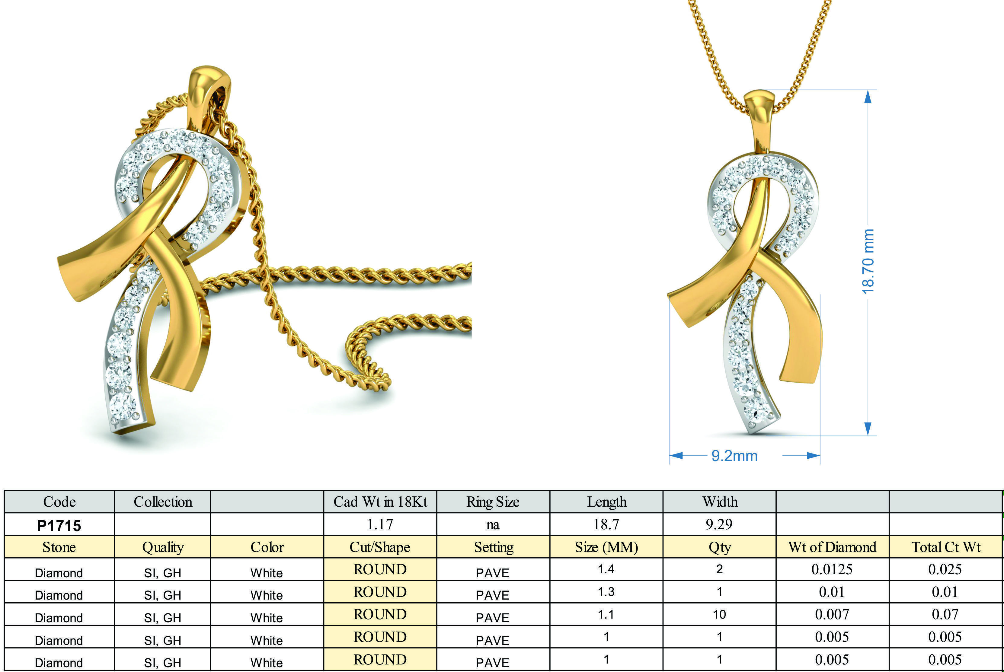 Women ring earrings pendant 3dm stl render detail 3D print model_5