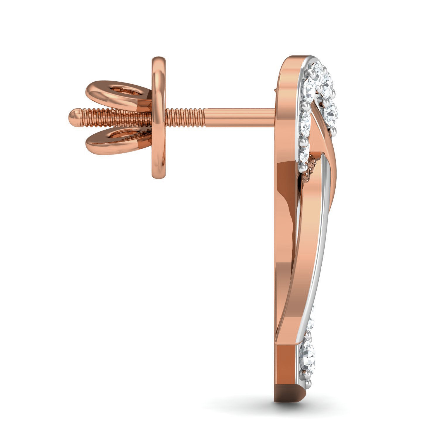 Women ring earrings pendant 3dm stl render detail 3D print model_7