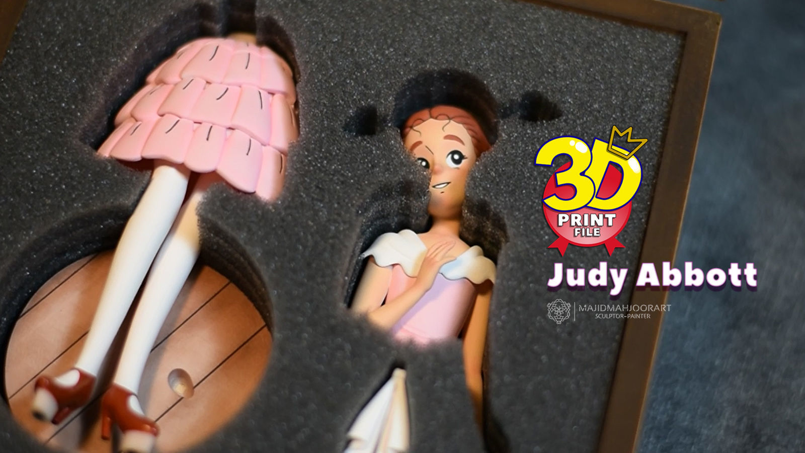 Judy Abbott - 3D Print Model-Ready for 3D print 3D print model_10