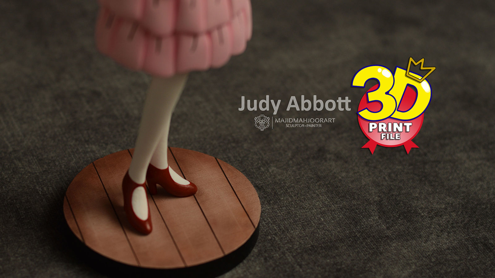 Judy Abbott - 3D Print Model-Ready for 3D print 3D print model_7