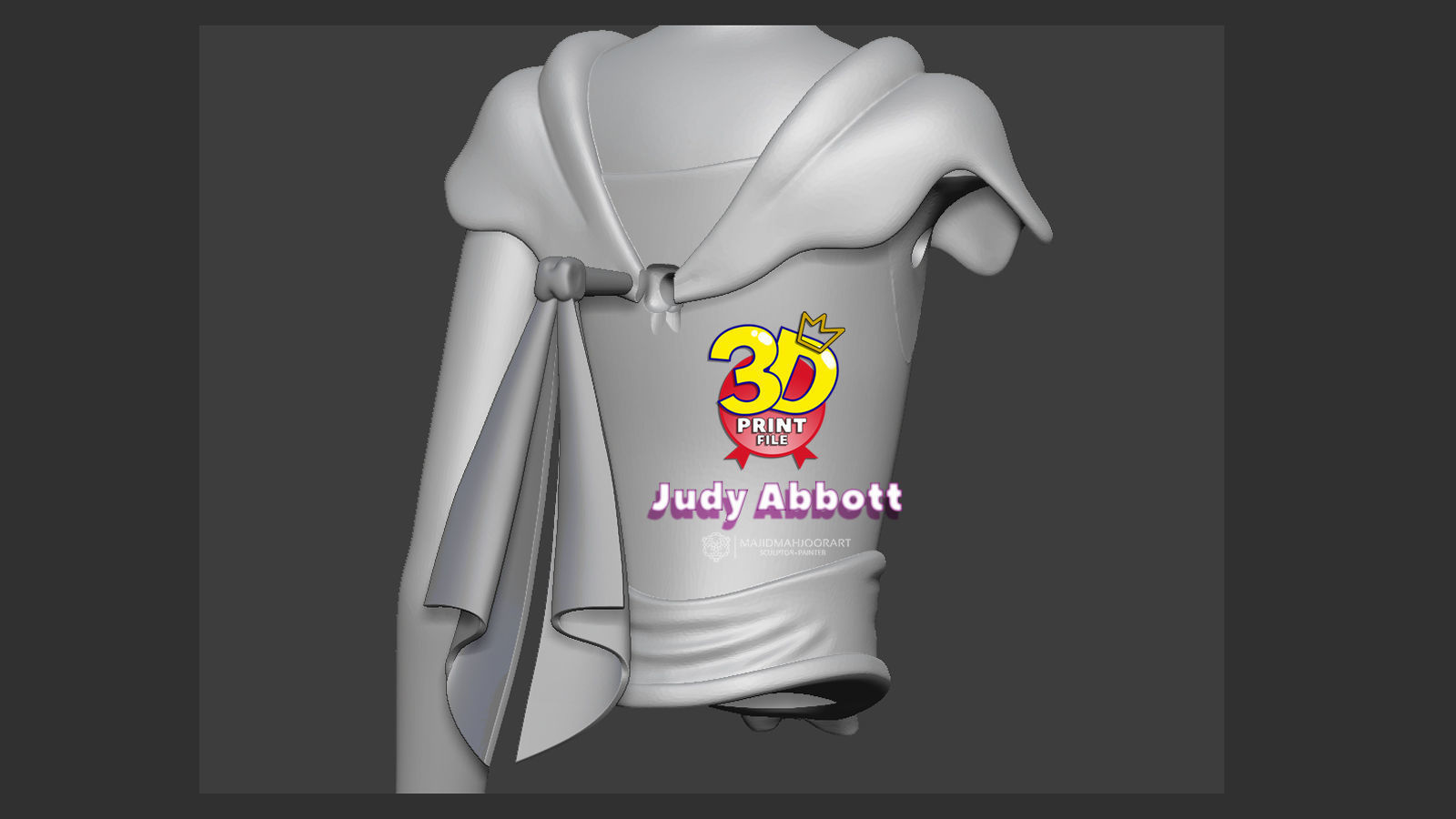 Judy Abbott - 3D Print Model-Ready for 3D print 3D print model_15