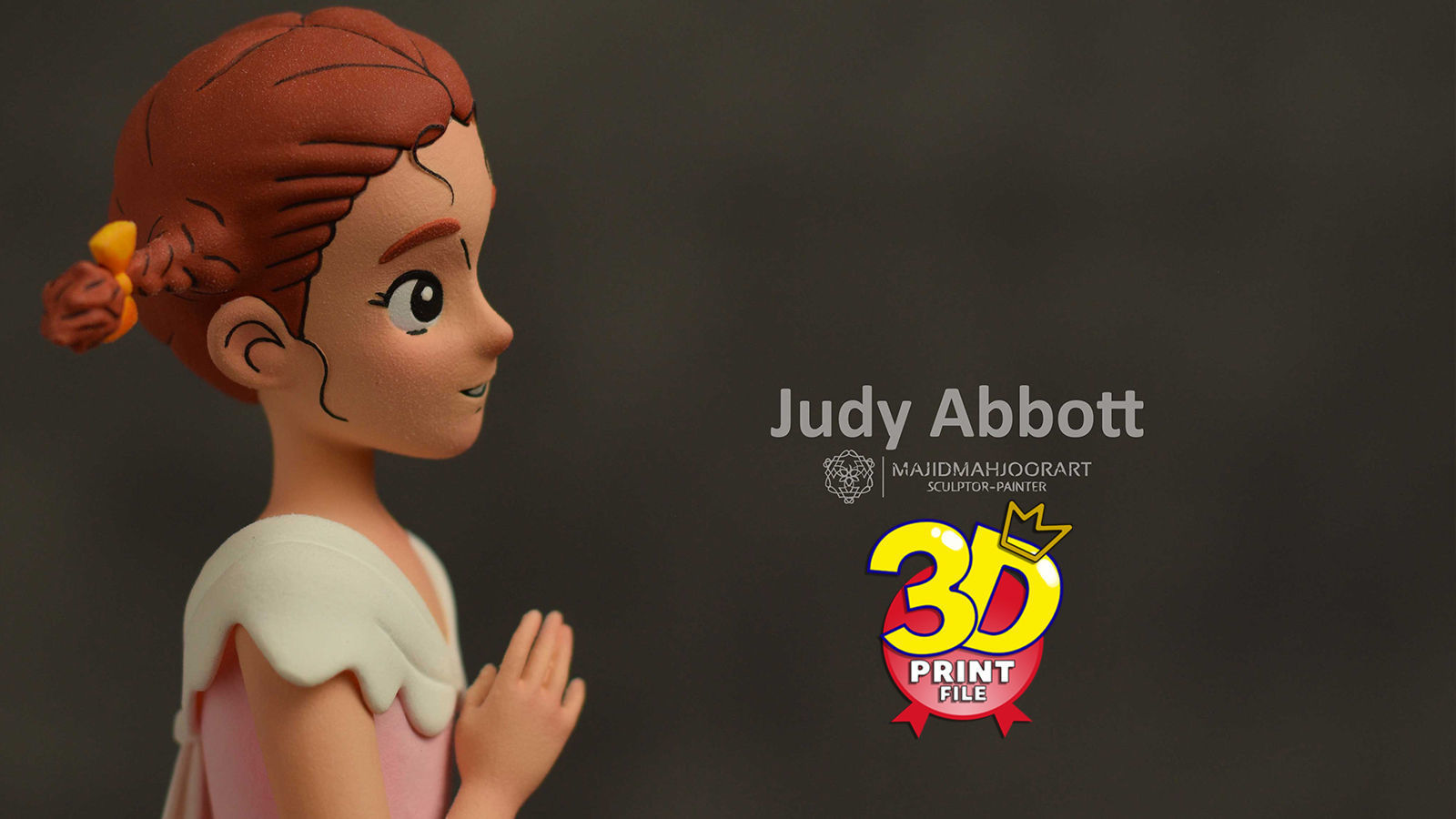 Judy Abbott - 3D Print Model-Ready for 3D print 3D print model_8