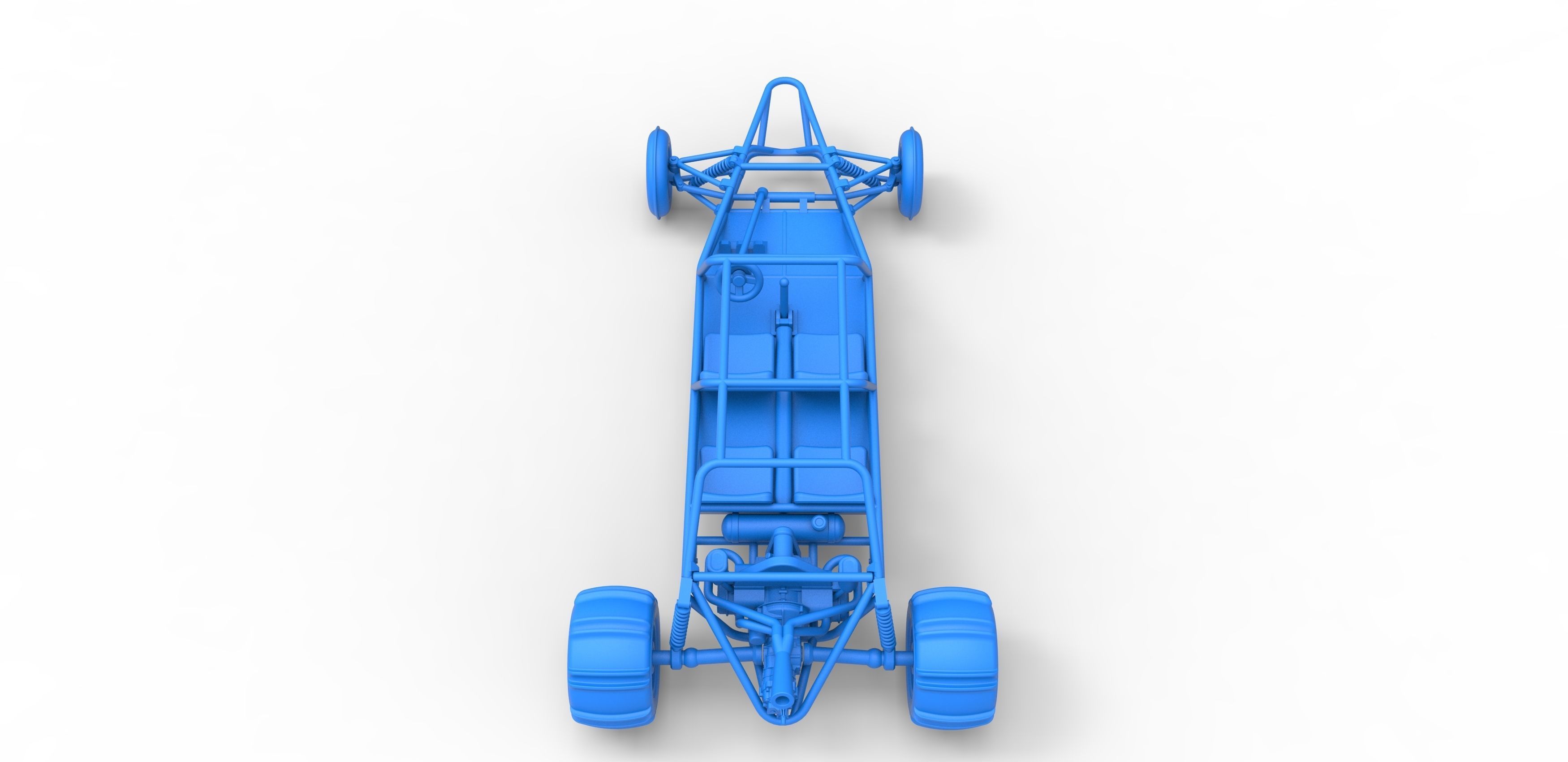 Old school Sand Rail buggy Version 3 Scale 1 to 25 3D print model_25
